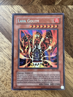 Lava Golem PGD-107 Pharaonic Guardian (REVERSE SECRET + HEAVY FOIL BLEED) - Image 1