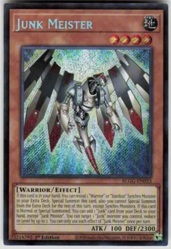 Yugioh! Junk Meister, BLGG-EN033, Secret Rare, 1st Edition - Image 1