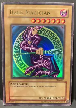 Yugioh! Dark Magician SDY-006 Ultra Rare! Good Condition!! MP-LP - Image 1