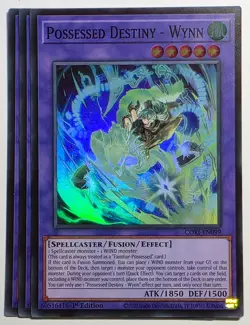 Yugioh x3 Possessed Destiny-Wynn CORI-EN099 Super Rare 1st Edition - Image 1