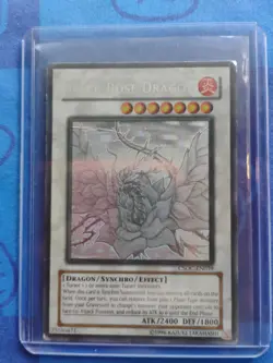 Black Rose Dragon Ghost Rare CSOC-EN039 Unlimited DAMAGED Creases See Pictures! - Image 2