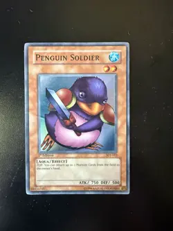Penguin Soldier SDJ-022 Starter Deck: Joey 1st Edition Holo Yu-Gi-Oh TCG Dmg/HP - Image 1