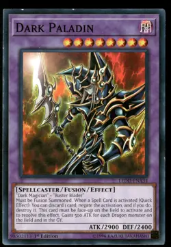 Dark Paladin LEDD-ENA34 Legendary Dragon Decks Yu-Gi-Oh 1st Edition LP - Image 1