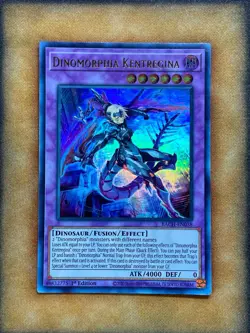 Yugioh Dinomorphia Kentregina BACH-EN038 Ultra Rare 1st Ed NM - Image 1