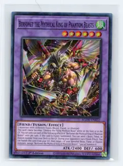 Berfomet the Mythical King of Phantom Beasts AGOV-EN032 Yu-Gi-Oh NM - Image 1