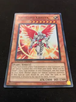 YUGIOH ARCHLORD KRISTYA SUPER RARE CT08-EN010 - Image 2