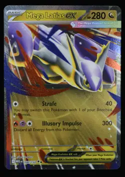 Mega Latias ex 100/132 Pokemon Mega Evolutions- Double Rare NM - Image 1