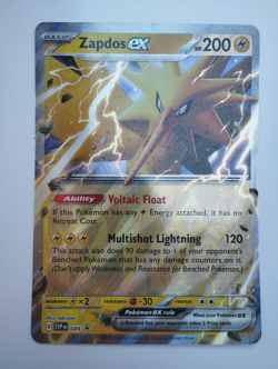 Pokemon TCG Zapdos ex Svp Black Star Promos SVP049 JUMBO - Image 1