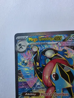 Mega Greninja EX 116/086 CR1en Ultra Rare Holo Full Art HP 350 English - Image 2
