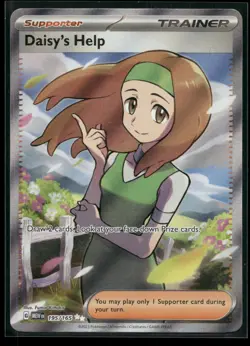 Daisy's Help 195/165 Ultra Rare 151 Pokemon Holo Near Mint - Image 1