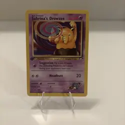 Pokemon Gym Heroes - Sabrina's Drowzee 92/132 - Common - NM/LP - Image 1
