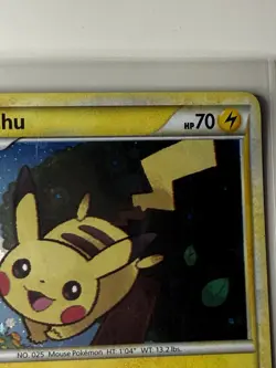 Pokemon Pikachu HGSS03 2010 Holo Promo Basic Card 70HP English - Image 4
