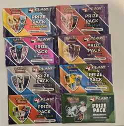 Play! Pokemon League Prize Packs - Full Set of Series 1 through 8 SEALED - Image 2