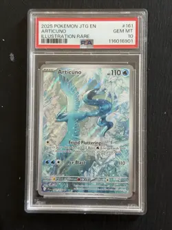 PSA 10 Articuno 161/159 Illustration Rare Holo 2025 SV09 Journey Together EN - Image 1
