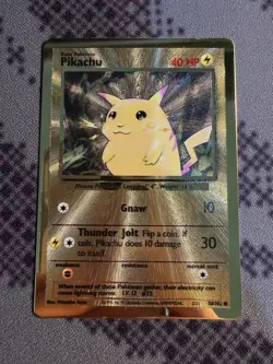 Pokemon Pikachu 58/102 Metal Card 25th Anniversary Celebrations - NM - Image 1