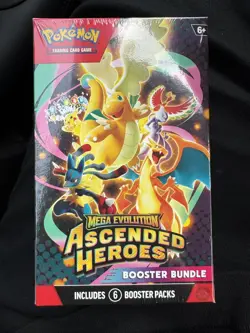 ASCENDED HEROES BOOSTER BUNDLE - 6 PACKS - FACTORY SEALED - POKEMON TCG - Image 1