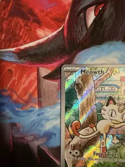 Meowth 106/094 Me02: Phantasmal Flames Holo Illustration Rare NM - Image 2