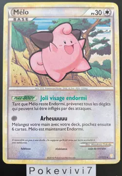 Carte Pokemon MELO 17/123 RARE HGSS HEARTGOLD SOULSILVER FR OCCASION - Image 1