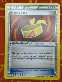 POKEMON TCG MUSCLE BAND 121/146 NON HOLO UNCOMMON EXCELLENT XY BASE - Image 1