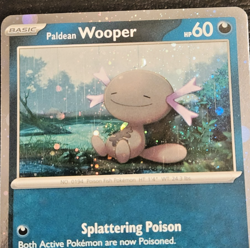 PALDEAN WOOPER Cosmo Holo Black Star Promo ( Pokemon TCG SV: Scarlet & Violet ) - Image 2