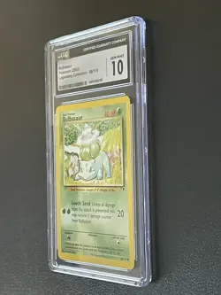 Bulbasaur 68/110 Legendary Collection 2002 Pokemon Card CGC 10 - Image 3