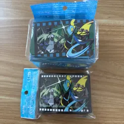 NEW POKEMON CENTER JAPANESE MIDNIGHT AGENT AT THE CINEMA DECK BOX and sleeves - Image 1