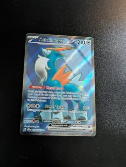 Cobalion ex 103/086 Ultra Rare Chaos Rising Pokemon Holo Near Mint - Image 1