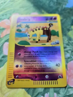 Girafarig SK Skyridge 58/144 WotC e-Reader Reverse Holo Common Pokemon Card LP - Image 2