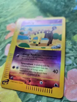 Girafarig SK Skyridge 58/144 WotC e-Reader Reverse Holo Common Pokemon Card LP - Image 4