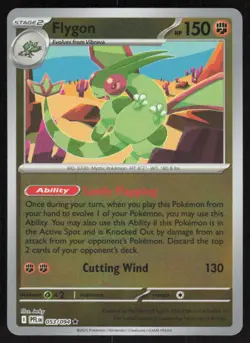 Pokemon Flygon Rare 053/094 ME02: Phantasmal Flames NM - Image 1