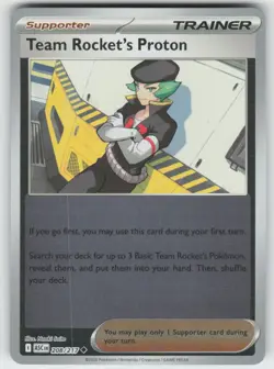 Team Rocket's Proton 208/217 Uncommon Ascended Heroes Pokemon Reverse Holo NM - Image 1