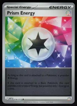 Prism Energy 216/217 Ascended Heroes Reverse Holo Uncommon NM/M Pokemon - Image 1