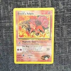 Pokemon TCG Brock's Vulpix Gym Challenge Uncommon 37/132 2000 - Image 1