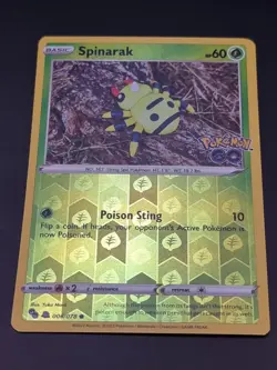 Unpeeled/Peelable Ditto. Spinarak 006/078 NM/LP. Pokemon TCG - Pokemon GO - Image 1