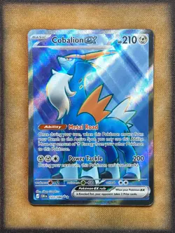 Pokemon Cobalion ex 103/086 ME04: Chaos Rising Full Art Ultra Rare Holo NM - Image 1