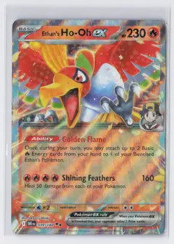 Pokemon TCG Ethan's Ho-oh Ex 039/182 Holo - Image 1