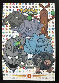 SUDOWOODO X ONIX X STEELIX X GOLEM - POKEMON CARD DATABASE 2 CCG ART CARD - Image 1