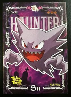 HAUNTER - POKEMON PRISMA HALLOWEEN RARE CCG CARD - Image 1