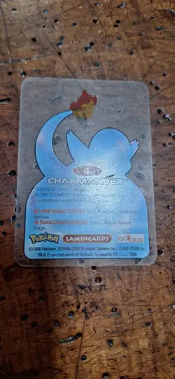 Charmander 4 Pokemon Lamincards Edibas - ITA - PLAYED - Image 2