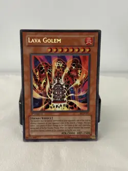 Konami Yu-Gi-Oh! Lava Golem PGD-107 Pharaonic Guardian Secret Rare 1st Ed EN VLP - Image 1