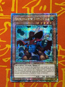 YUGIOH QUICKDRAW SYNCHRON QUARTER CENTURY SECRET RARE RA03-EN228 - Image 1
