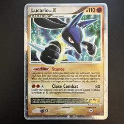Pokemon TCG Lucario LV.X DP12 Holo Diamond and Pearl Promo Card - Image 2
