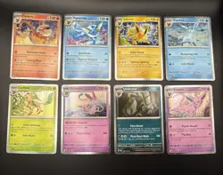 Pokemon Prismatic Evolutions Costco Mini Tin Cosmos Promo Cards Set of 8 - NM - Image 1