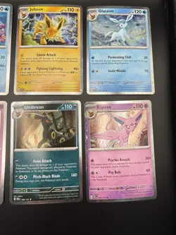 Pokemon Prismatic Evolutions Costco Mini Tin Cosmos Promo Cards Set of 8 - NM - Image 3