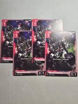 4x Gundam Virtue GD04-047 Phantom Aria Common Gundam Card Game NM Playset - Image 1