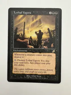 Lethal Vapors MTG Magic the Gathering Card MP Moderately Played SCG - Image 1