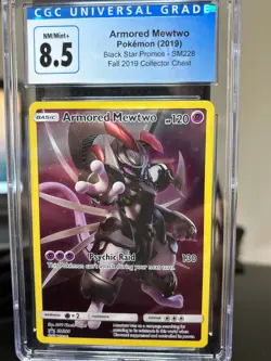 Armored Mewtwo SM228 • SUN & MOON Black Star Promo • Pokemon TCG - Image 1