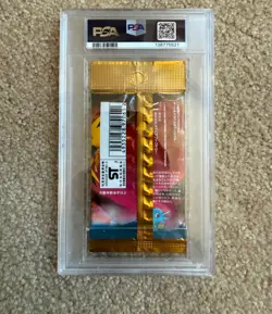 1997 JAPANESE POKEMON FOSSIL BOOSTER PACK MEWU 291 YEN PSA GEM MINT 10, 45 EXIST - Image 2