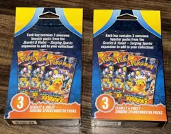 Pokemon TCG Surging Sparks Booster Bundle Sealed 3 Packs New Lot Of 2 MJ Holding - Image 2