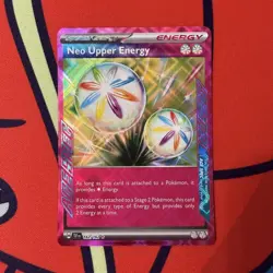 Neo Upper Energy 162/162 Ace SPEC Rare Holo - SV05 Temporal Forces - Pokemon TCG - Image 1